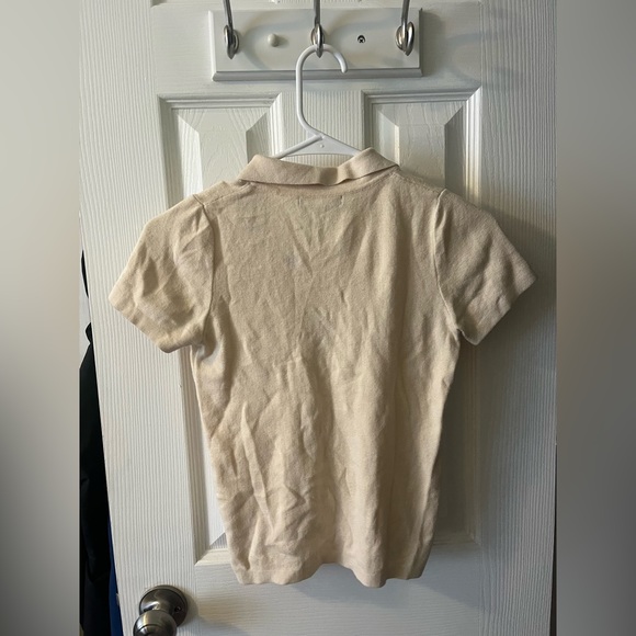 Brandy Melville Liliana Polo Collar Top - Picture 2 of 3